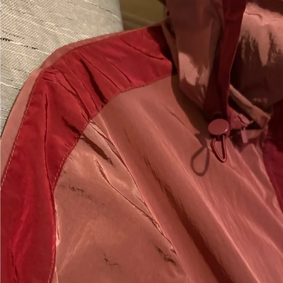 NWT- Chicos Maroon Long lightweight adorable hooded jacket for all seasons❤️ - Picture 13 of 16